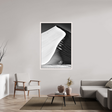 40 x 60″, Exhibition Maple White Floater Frame THE EDGE