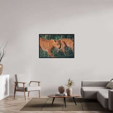 45 x 30″, L+XL Black Floater Frame Untamed Opulence