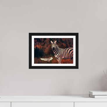 12 x 8″, S+M Black Frame + border PASSING THROUGH