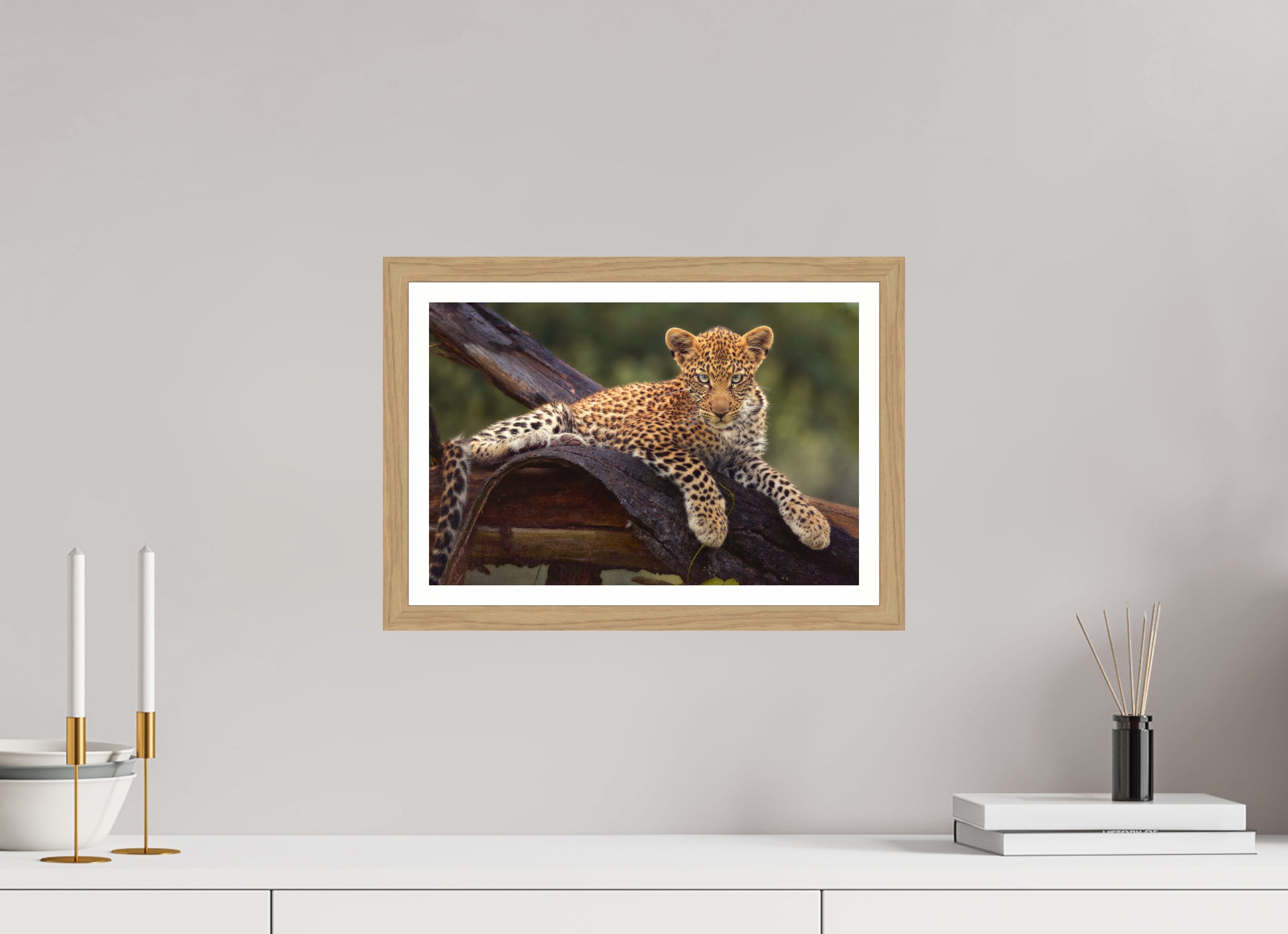 15 x 10″, S+M Oak Frame + Border BEFORE KNOWING