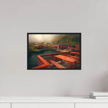 15 x 10″, S+M Black Floater Frame TABLE FOR TWO
