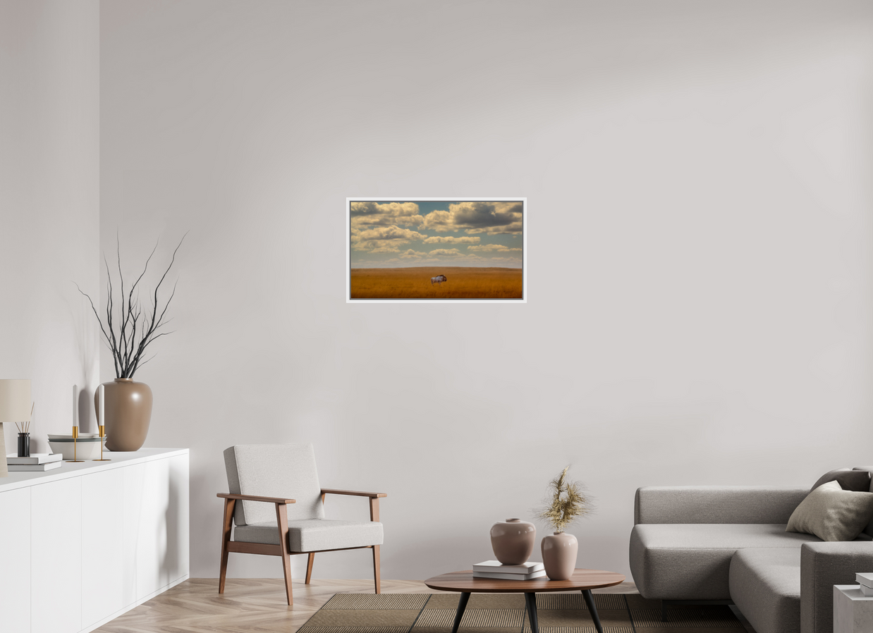 32 x 18″, M L White Floater Freedom of Exposure