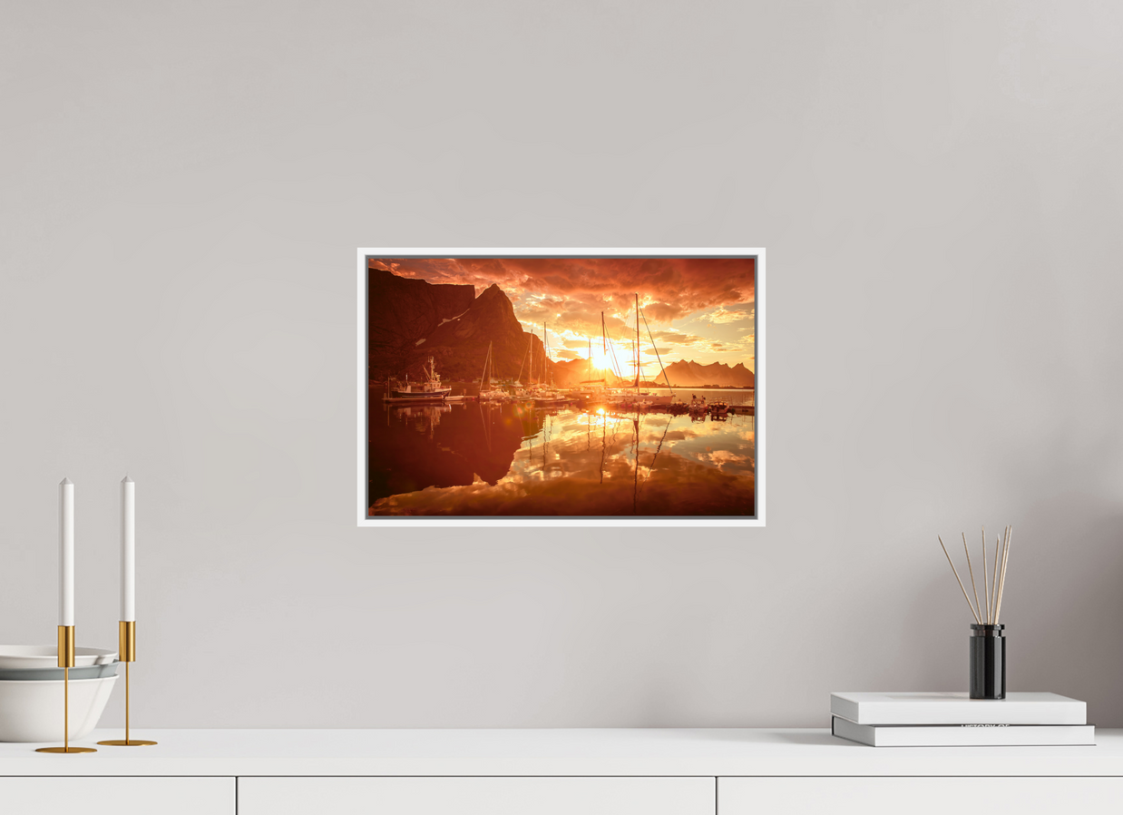 15 x 10″, S+M White Floater Frame A MINOR COSMIC EVENT