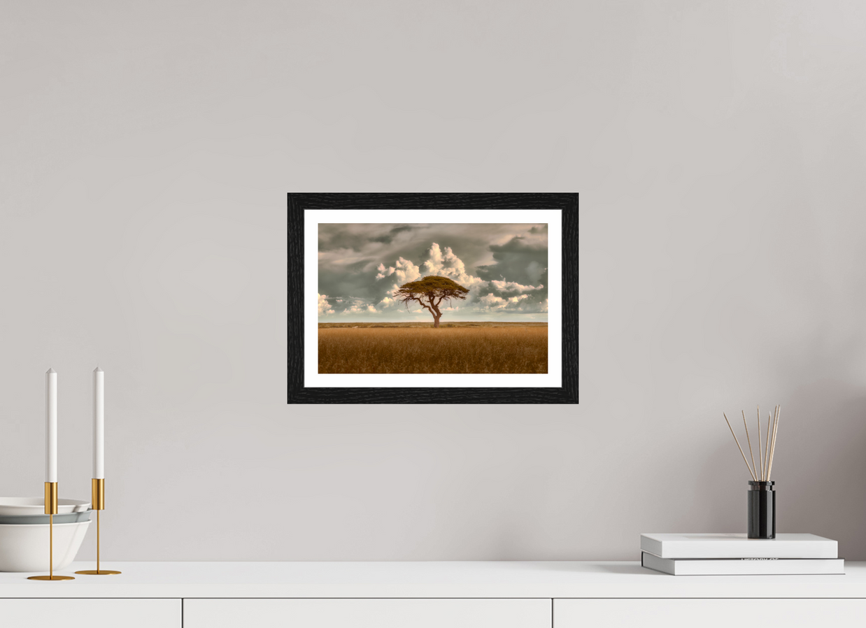 12 x 8″, S+M Black Frame + border STRUCTURED CHAOS