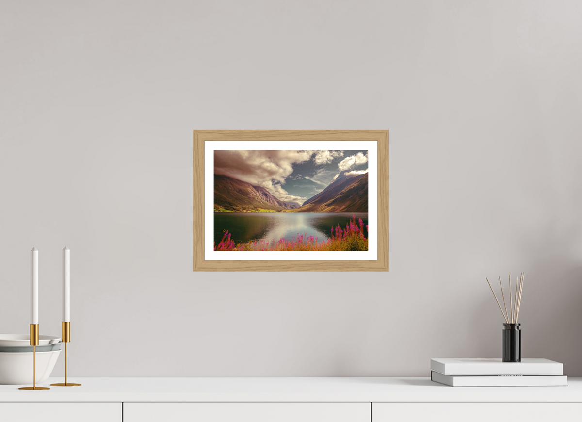 12 x 8″, S+M Oak Frame + Border A PERFECTLY ORDINARY PLACE