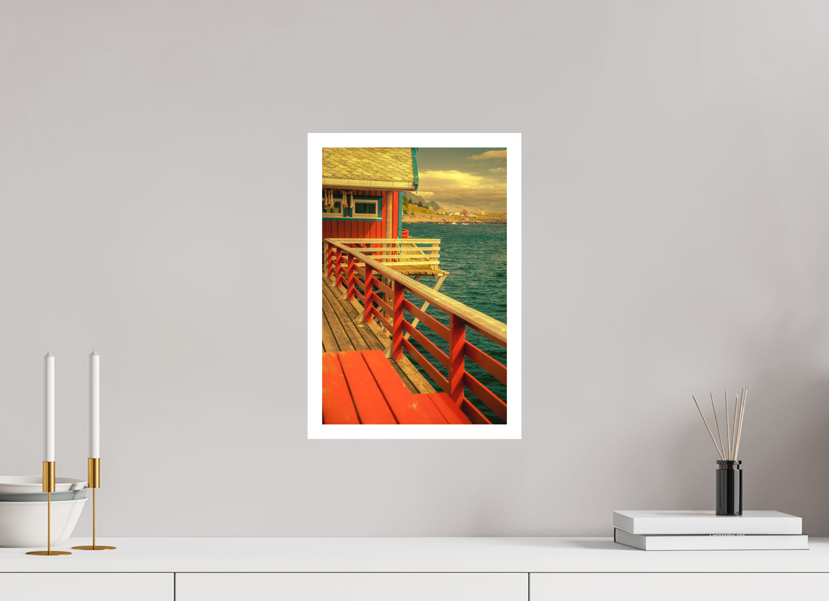 10 x 15″, M Print GONE FISHING