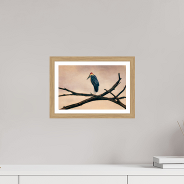 12 x 8″, S+M Oak Frame + border The Last Witness