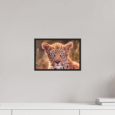12 x 8″, S+M Black Floater Frame SEEN