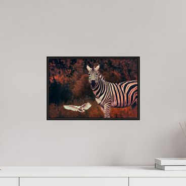 15 x 10″, S+M Black Floater Frame Passing Through