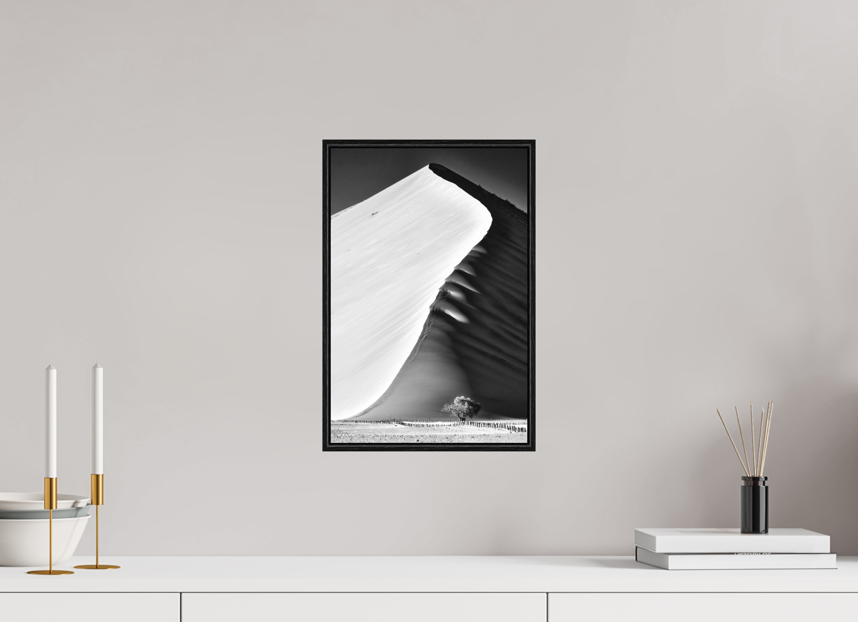 10 x 15″, Sml Black Floater Frame The Edge
