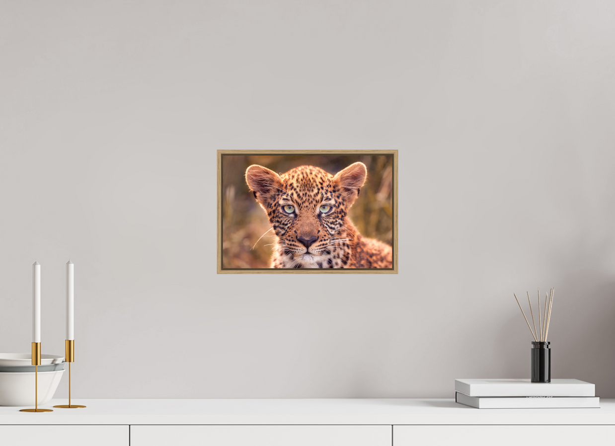 12 x 8″, S+M Oak Floater Frame SEEN