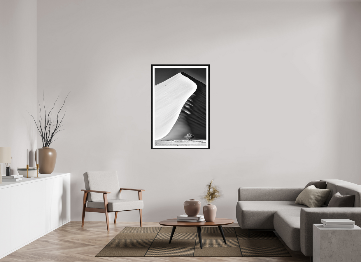 30 x 45″, L+XL Black Frame + Border THE EDGE
