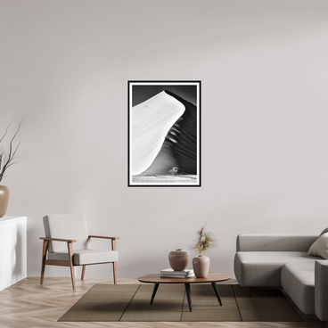 30 x 45″, L+XL Black Frame + Border THE EDGE