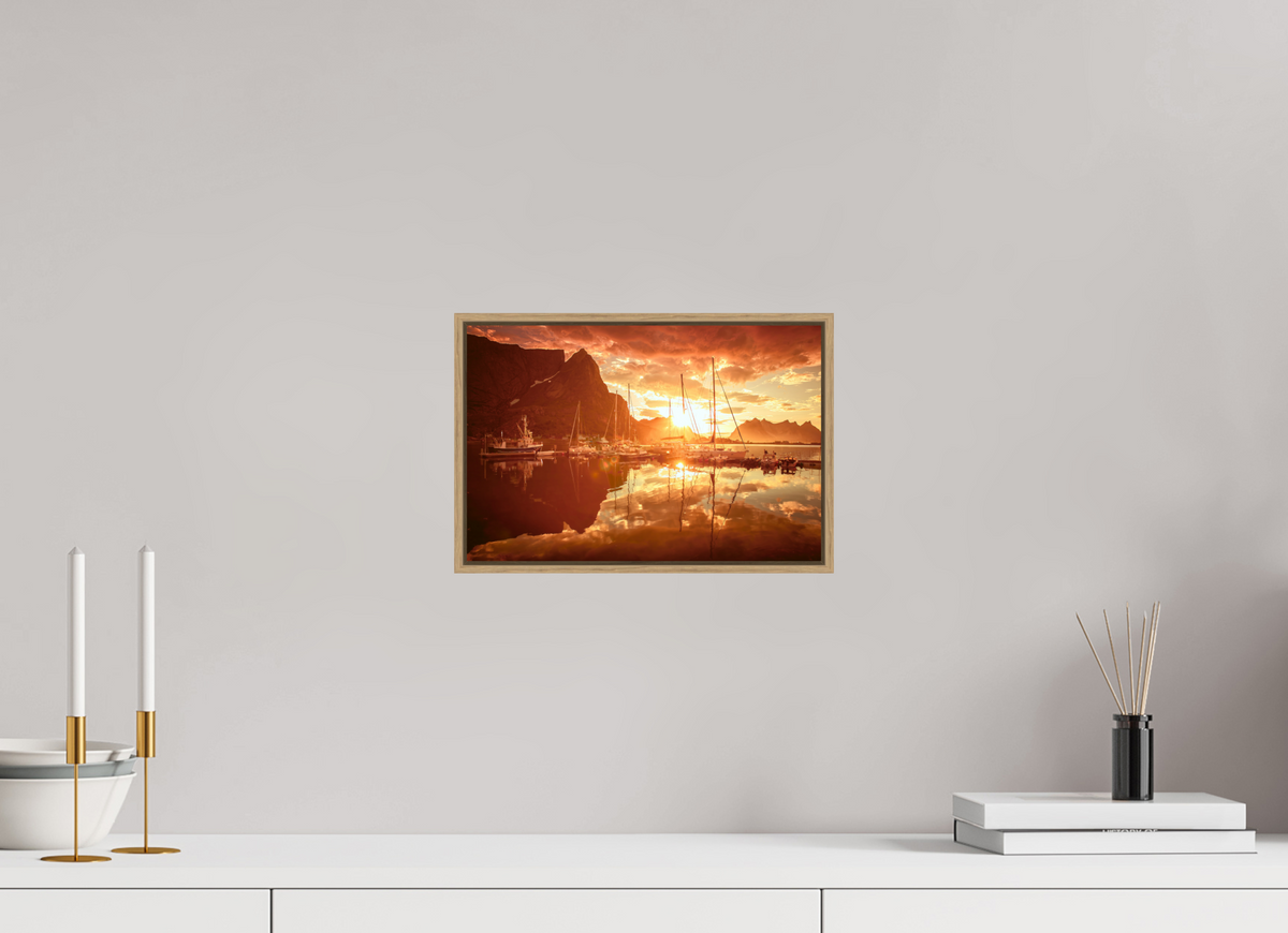 12 x 8″, S+M Oak Floater Frame A MINOR COSMIC EVENT