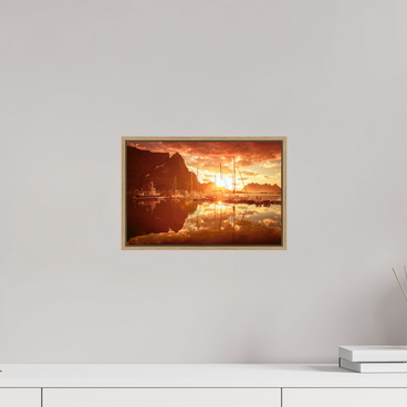 12 x 8″, S+M Oak Floater Frame A MINOR COSMIC EVENT