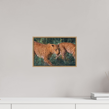12 x 8″, S+M Oak Floater Frame Untamed Opulence