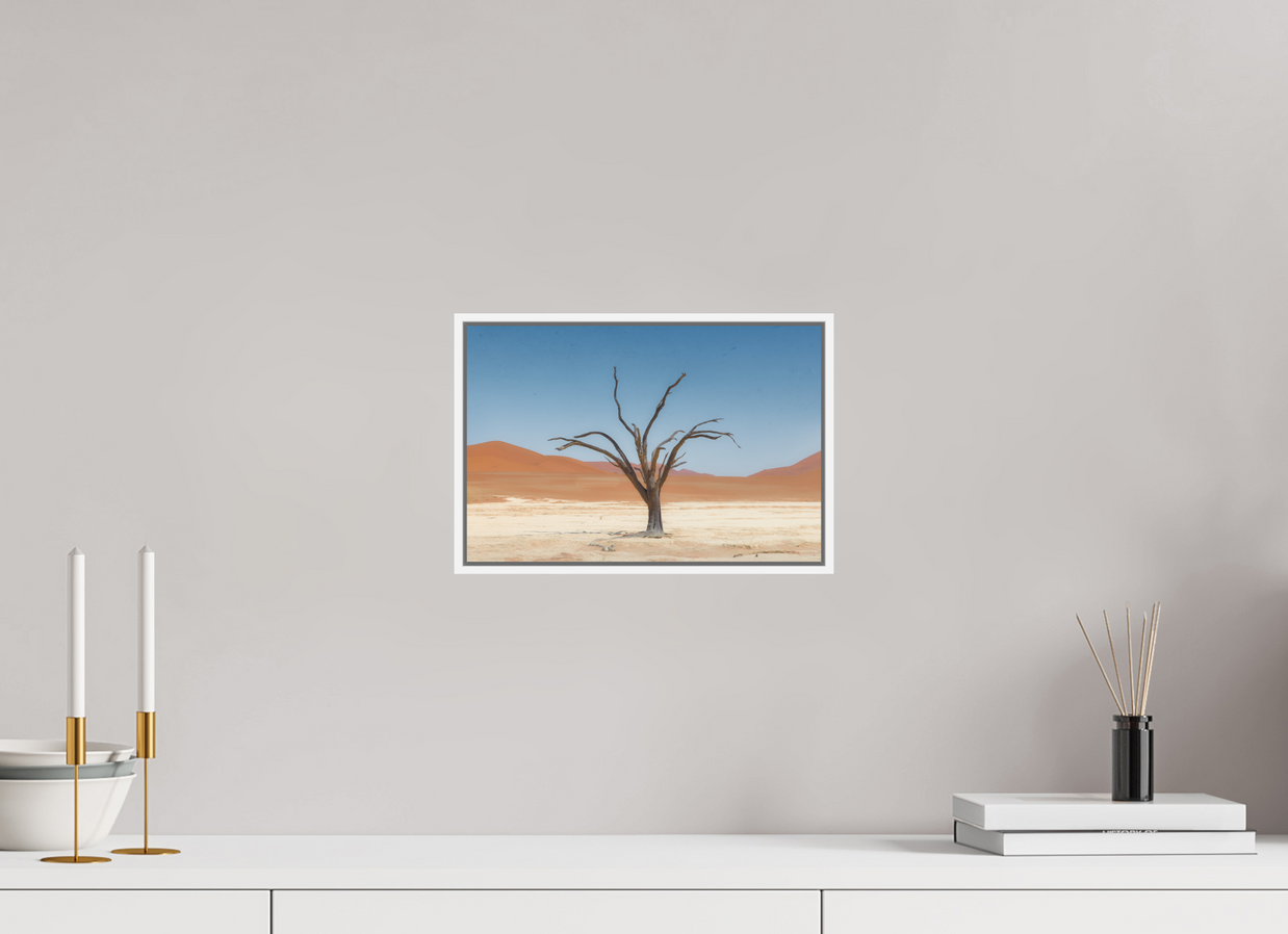 12 x 8″, S+M White Floater Frame Simply, It Is