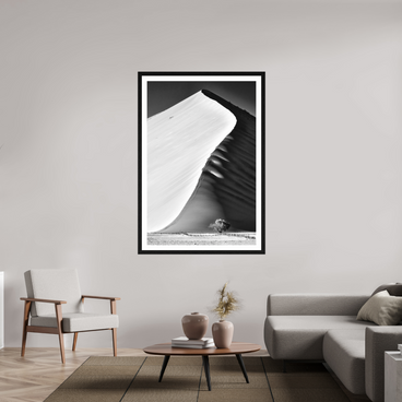 40 x 60″, Exhibition Black Frame + Border THE EDGE