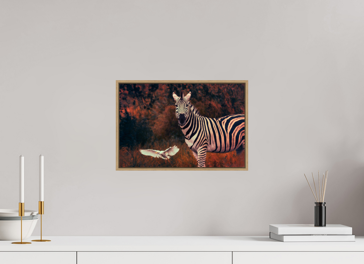 15 x 10″, S+M Oak Floater Frame Passing Through