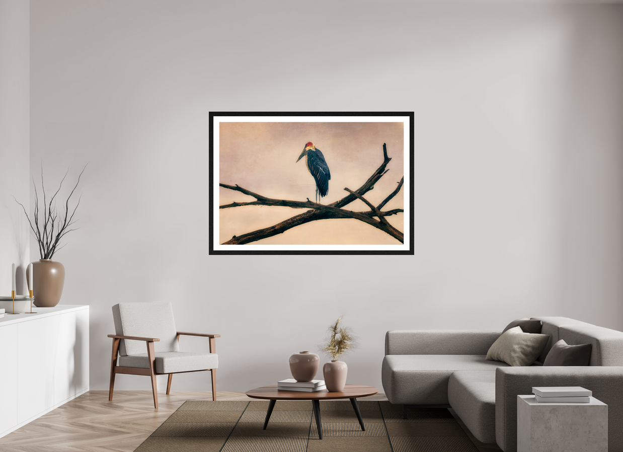 60 x 40″, Exhibition Black Frame + Border THE LAST WITNESS