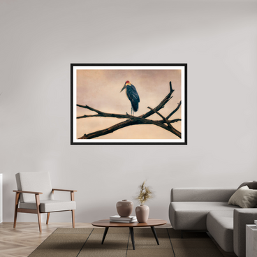 60 x 40″, Exhibition Black Frame + Border THE LAST WITNESS