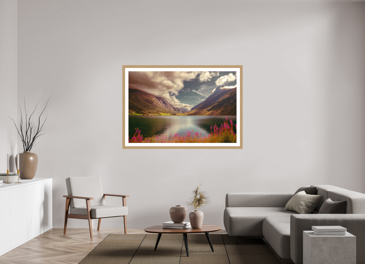 60 x 40″, Exhibition Oak Frame + Border A PERFECTLY ORDINARY PLACE