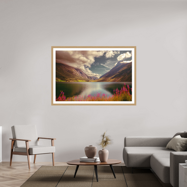 60 x 40″, Exhibition Oak Frame + Border A PERFECTLY ORDINARY PLACE