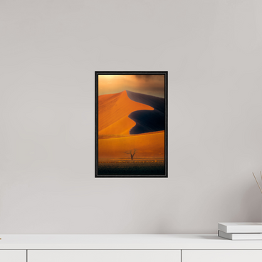 8 x 12″, S+M Black Floater Frame No Promise of Direction
