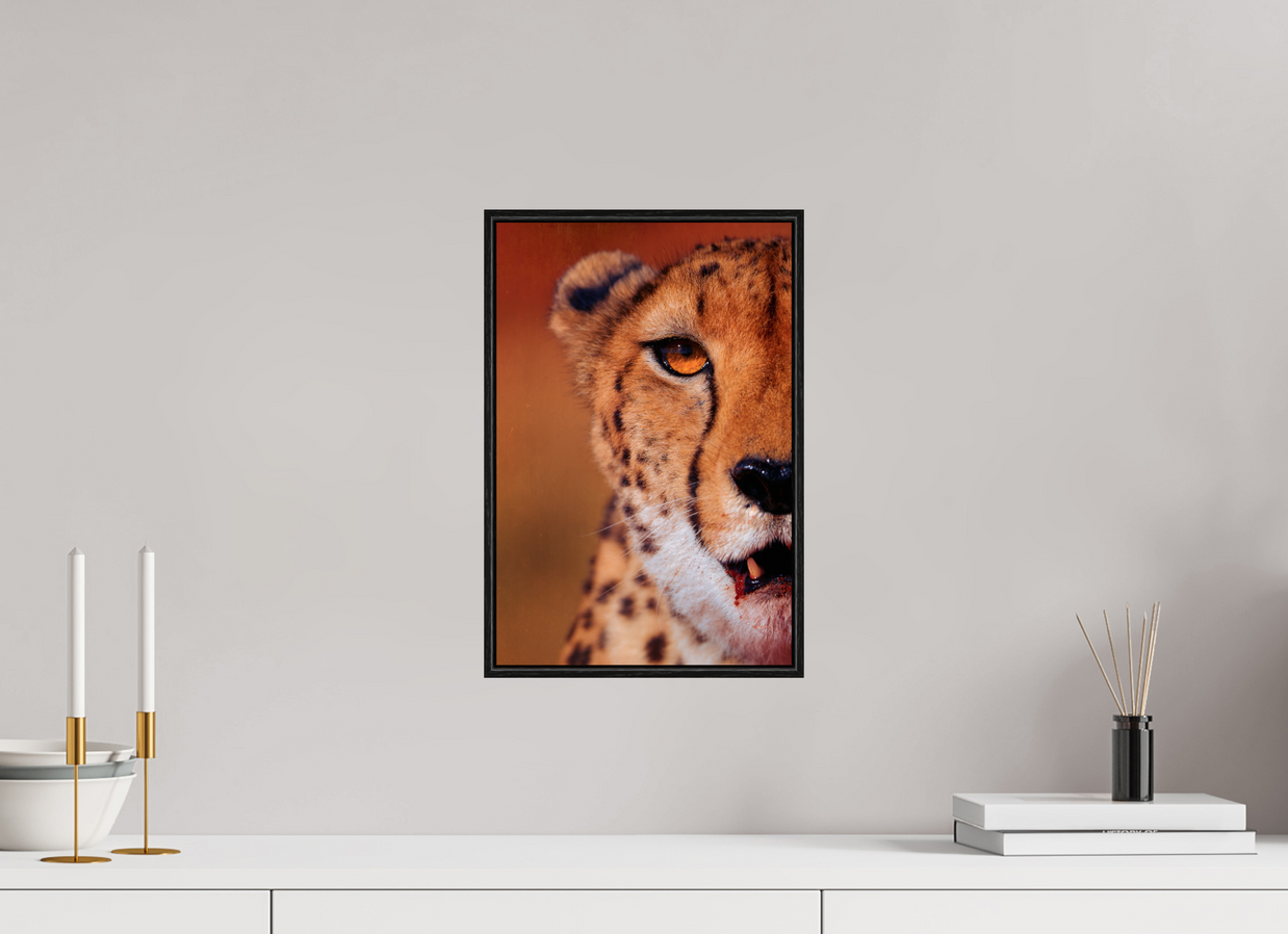 10 x 15″, S+M Black Floater Frame As It Is