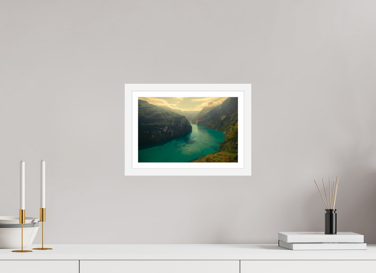 12 x 8″, S+M White Frame + Border LIFEBLOOD