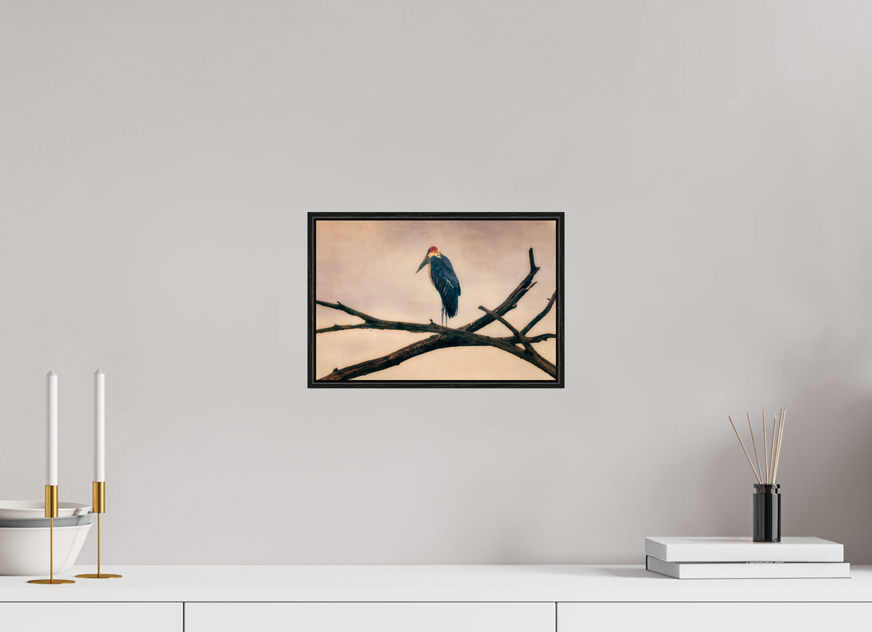 12 x 8″, Sml Black Floater Frame The Last Witness