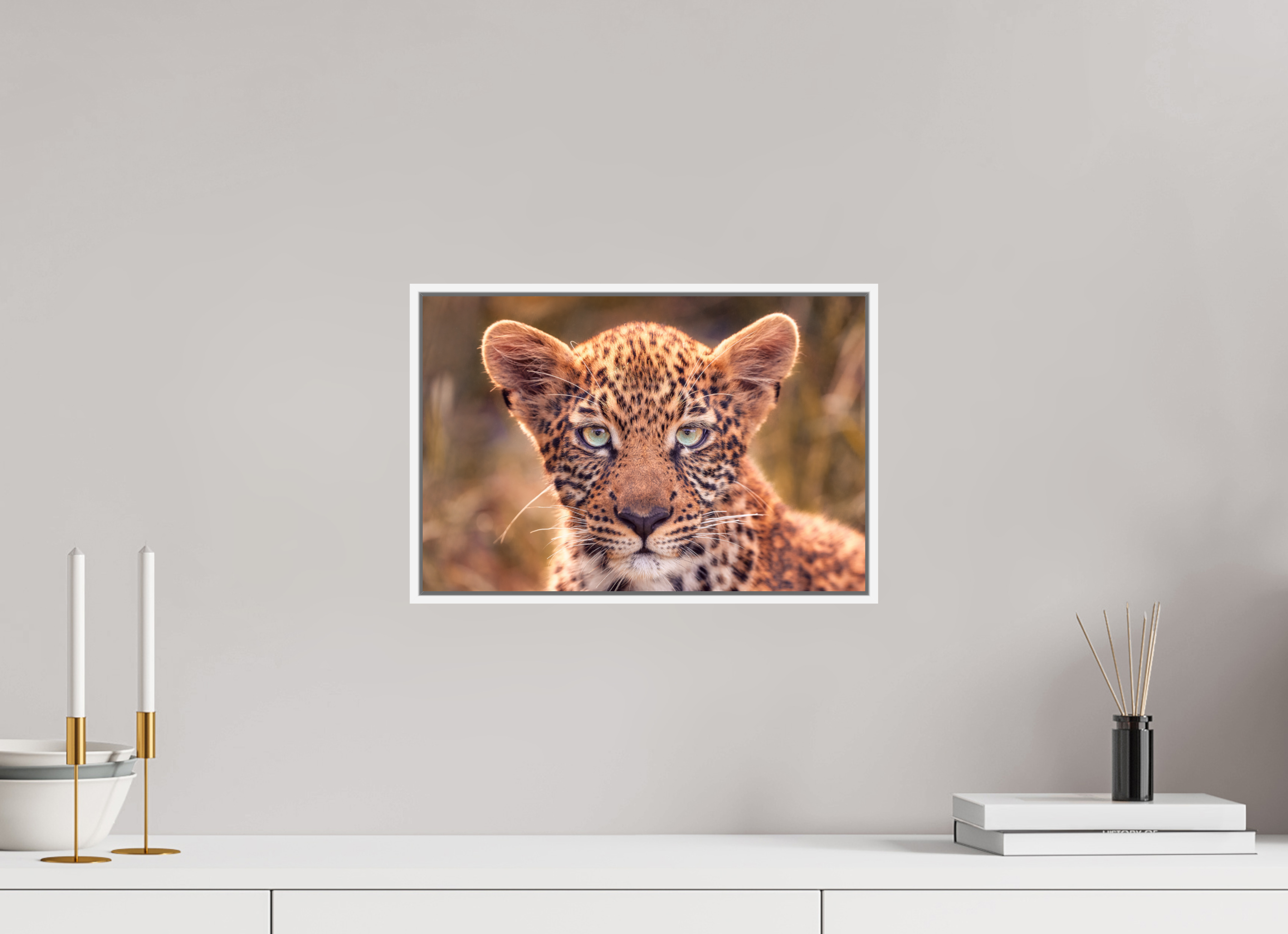15 x 10″, S+M White Floater Frame SEEN