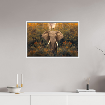 30 x 20″, L+XL White Floater Frame Revelation