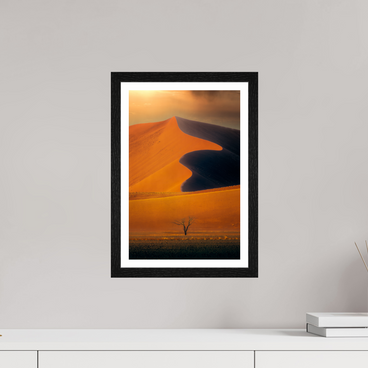 10 x 15″, S+M Black Frame + border NO PROMISE OF DIRECTION