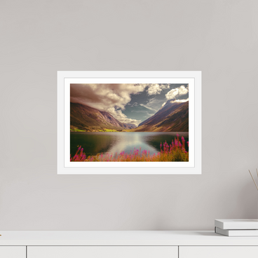 15 x 10″, S+M White Frame + Border A PERFECTLY ORDINARY PLACE