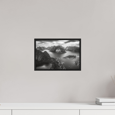 12 x 8″, S+M Black Floater Frame THE LONG WAY DOWN