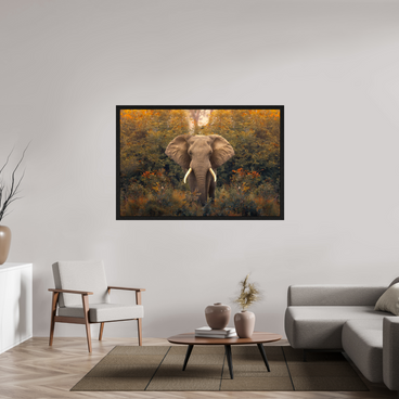 60 x 40″, Exhibition Black Floater Frame REVELATION