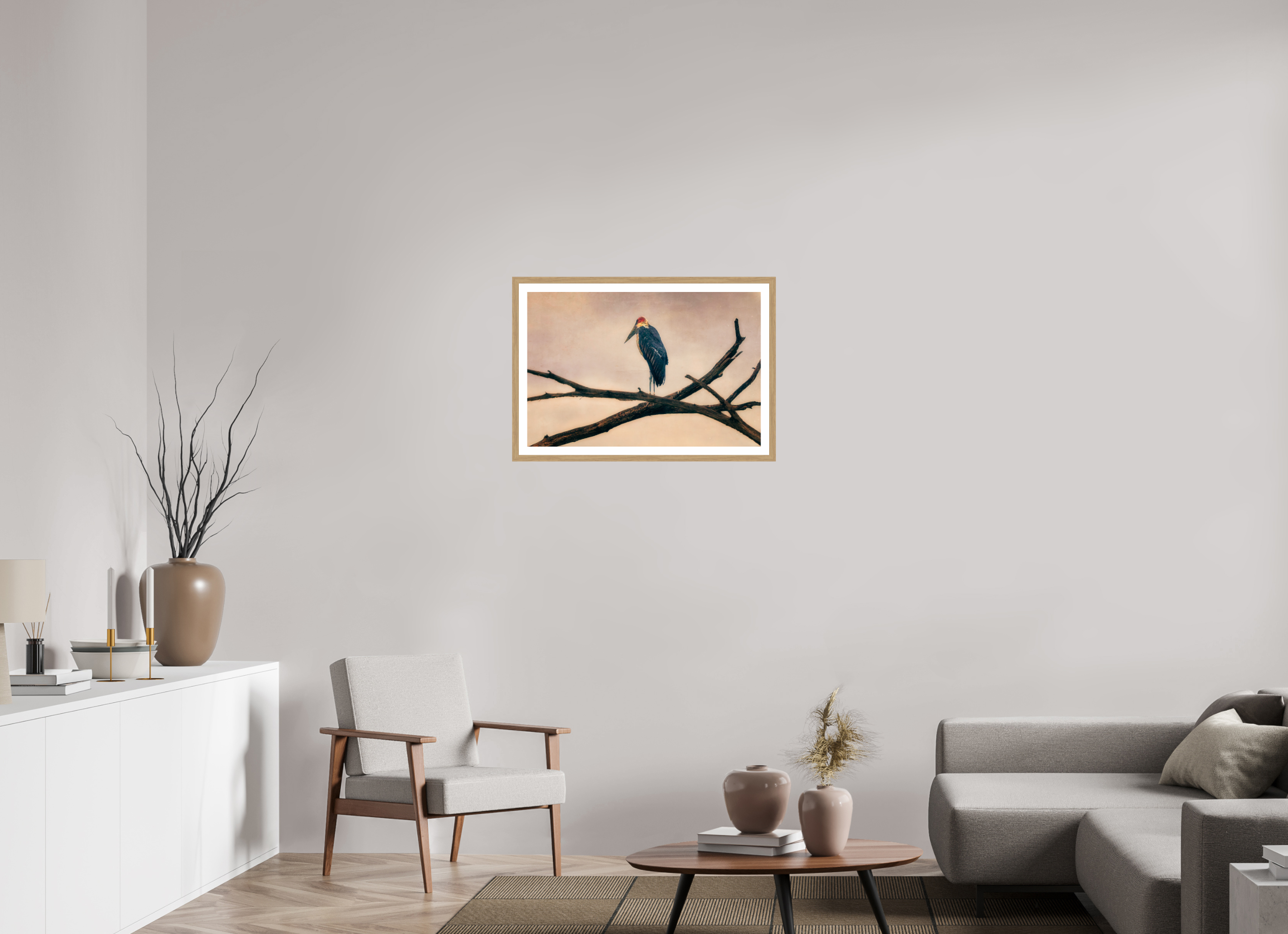 30 x 20″, M L OAK BORDER FRAME The Last Witness