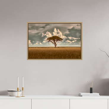 30 x 20″, L+XL Oak Floater Frame Structured Chaos