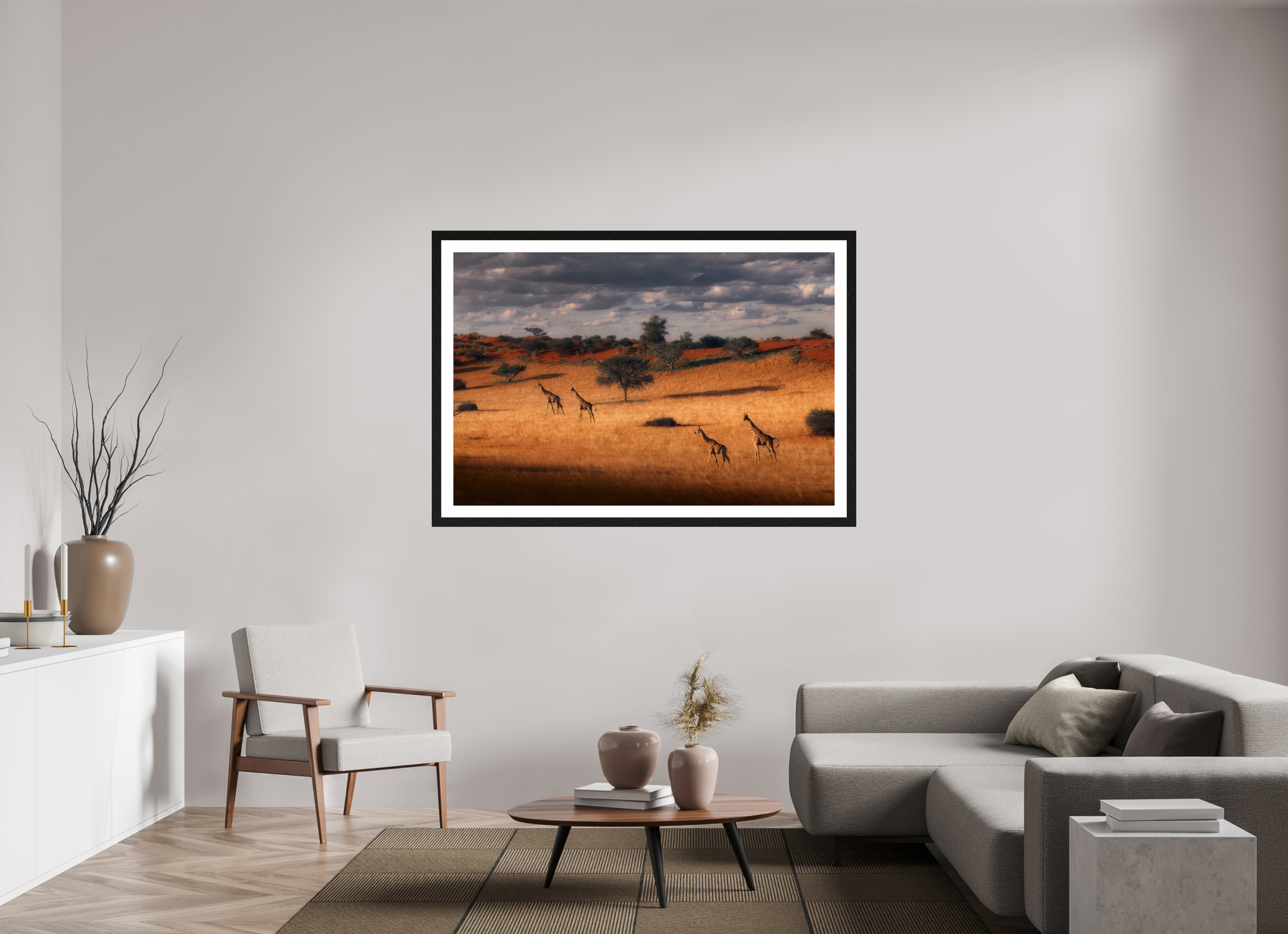 60 x 40″, Exhibition Black Frame + Border SYMPHONY OF SILENCE