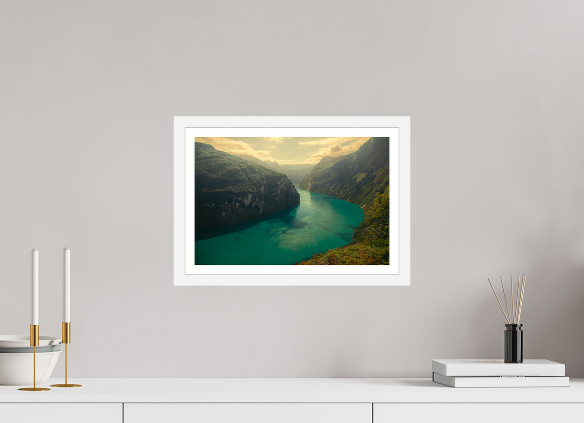 15 x 10″, S+M White Frame + Border LIFEBLOOD