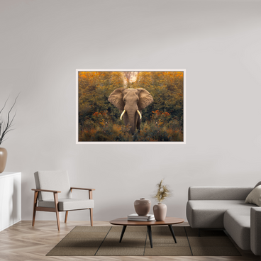 60 x 40″, Exhibition Maple White Floater Frame REVELATION