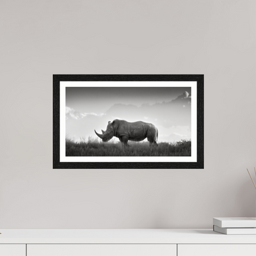 16 x 9″, S+M Black Frame + border ANCIENT GRAVITY