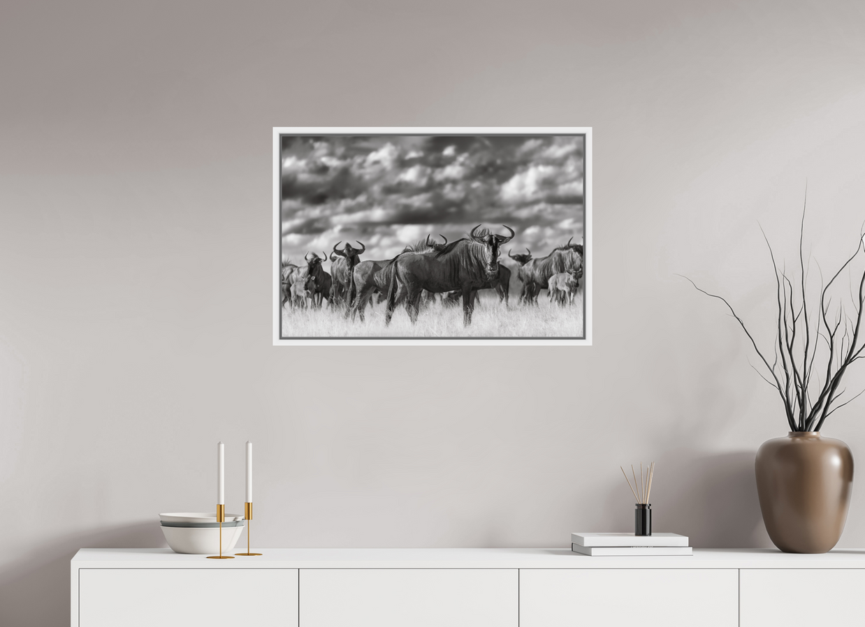 30 x 20″, M L White Floater Distributed Self