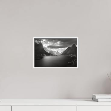 12 x 8″, S+M White Floater Frame A REASONABLE PLACE TO SETTLE