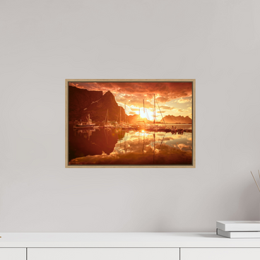 15 x 10″, S+M Oak Floater Frame A MINOR COSMIC EVENT