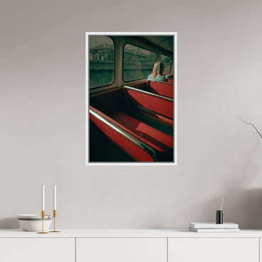 20 x 30″, L+XL White Floater Frame MAKING FREINDS