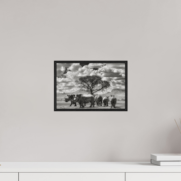 12 x 8″, S+M Black Floater Frame Perfectly Still