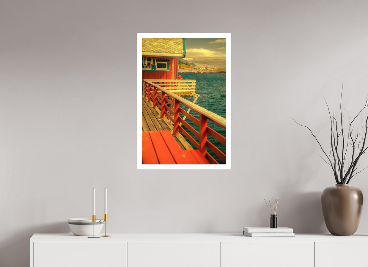 20 x 30″, L Print GONE FISHING