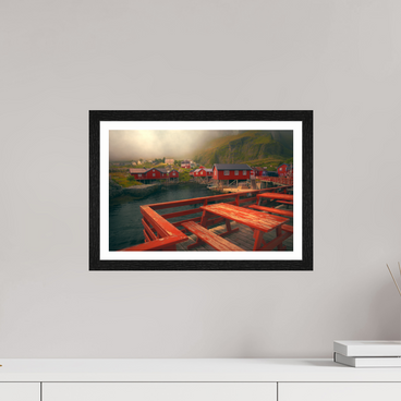 15 x 10″, S+M Black Frame + border TABLE FOR TWO
